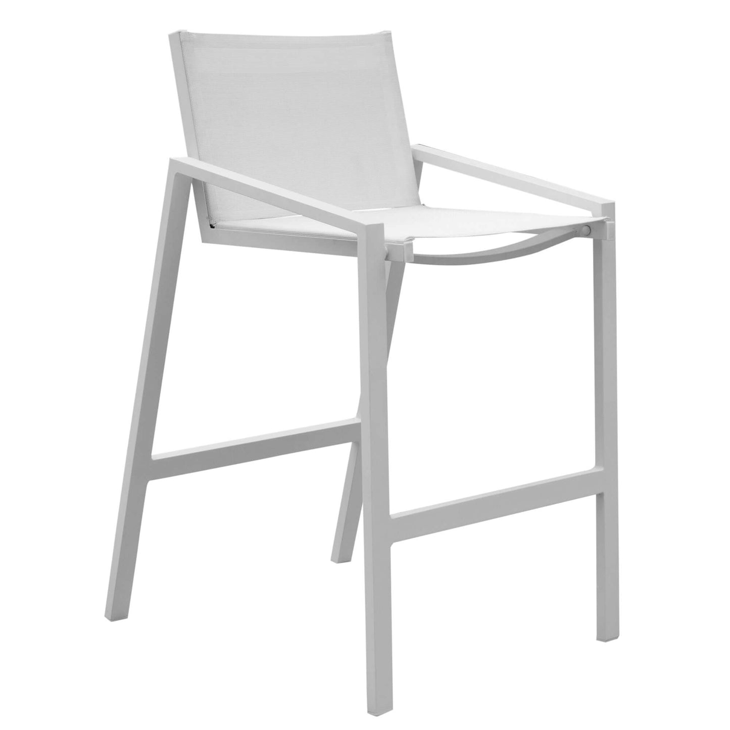 Panama Jack outdoor stackable barstools set of 2 made with strong powder-coated finish resistant to corroding and scratching