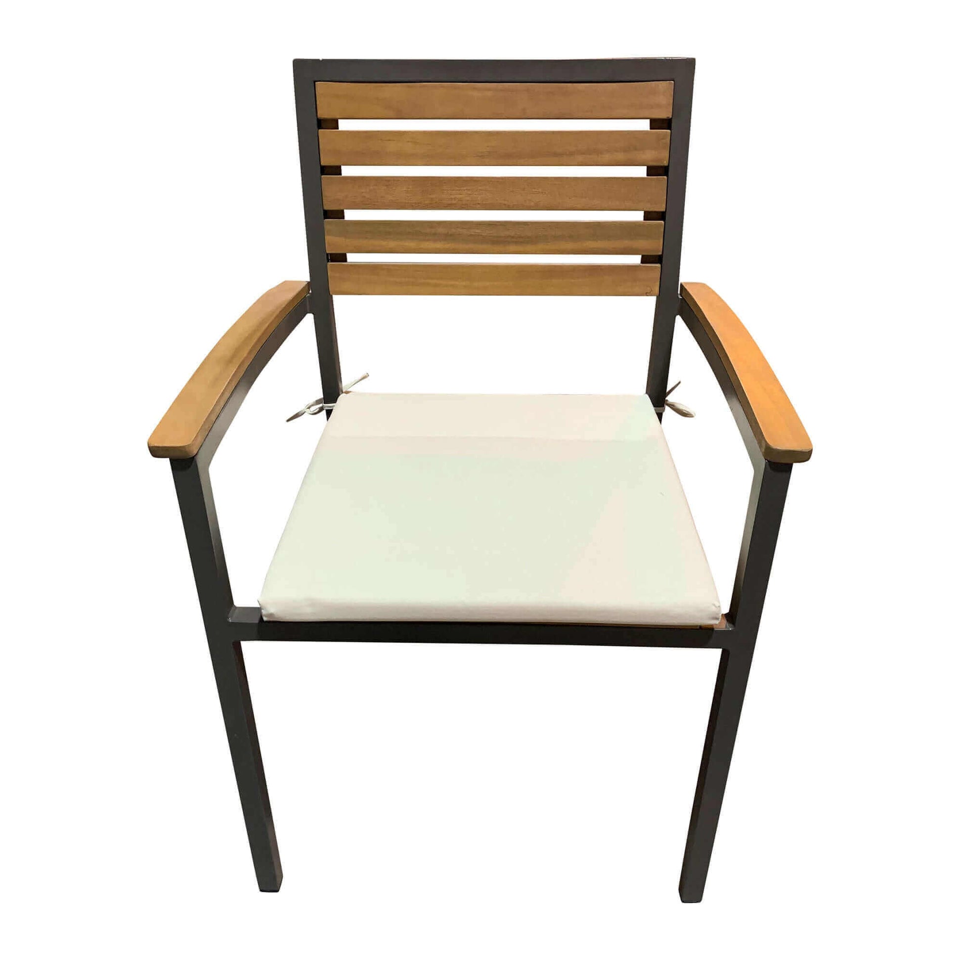 Panama Jack Grade-A Teak wood outdoor dining armchair with cushion