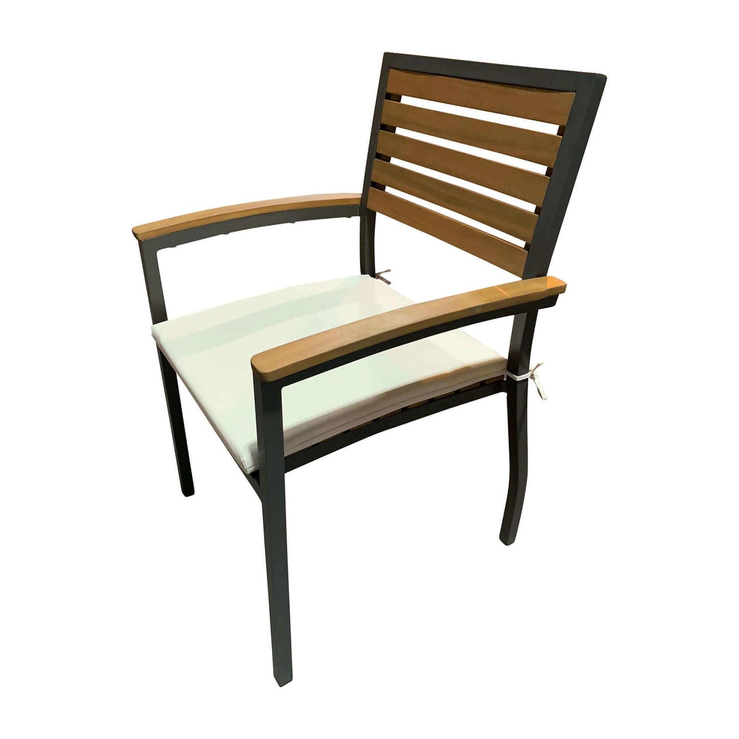 Panama Jack Grade-A Teak wood outdoor dining armchair with cushion