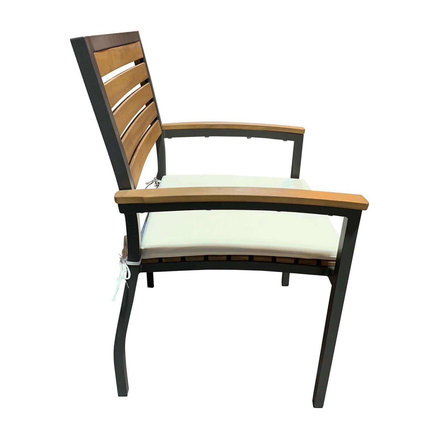 Panama Jack Grade-A Teak wood outdoor dining armchair with cushion