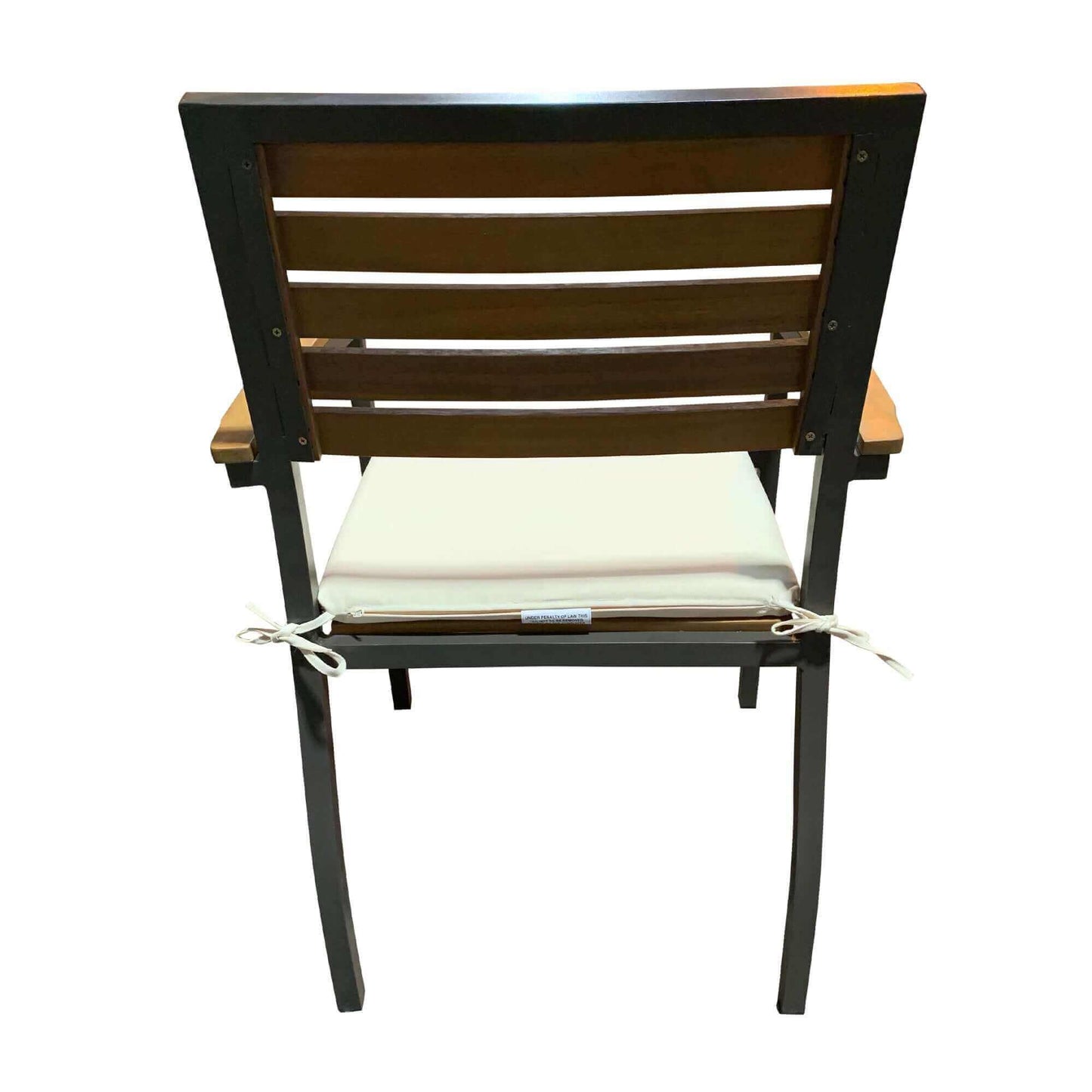 Panama Jack Grade-A Teak wood outdoor dining armchair with cushion