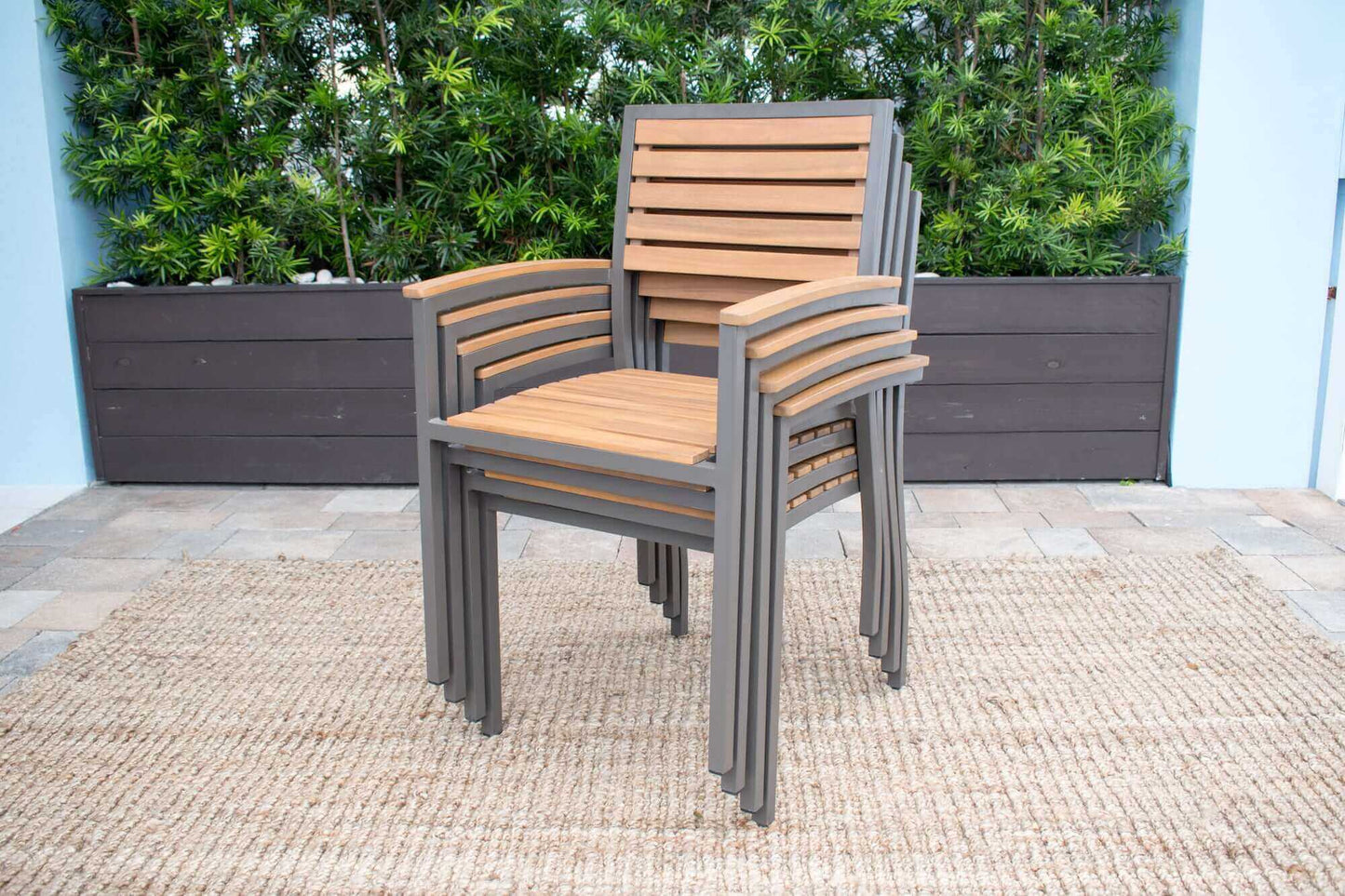 Panama Jack Grade-A Teak wood outdoor dining armchair
