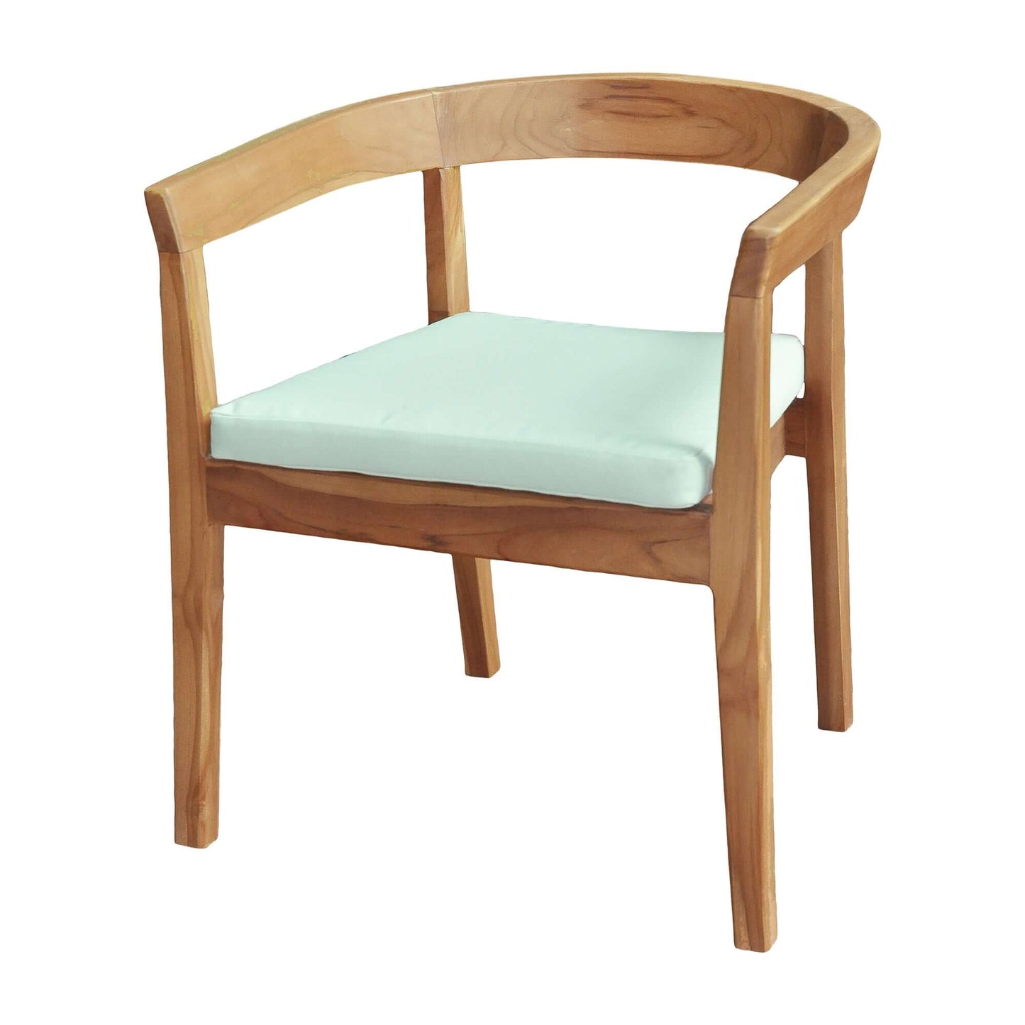 Panama Jack Grade-A Teak wood outdoor dining arm chair with cushion
