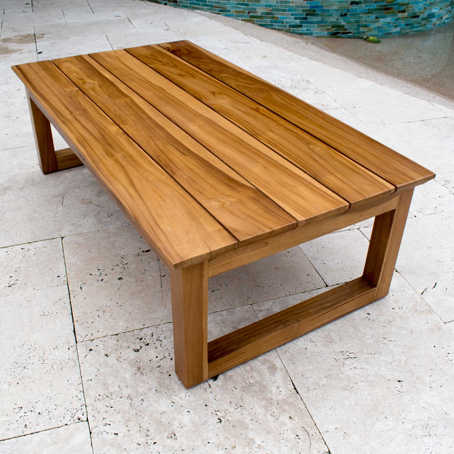 Panama Jack Grade-A Teak wood outdoor coffee table contract quality