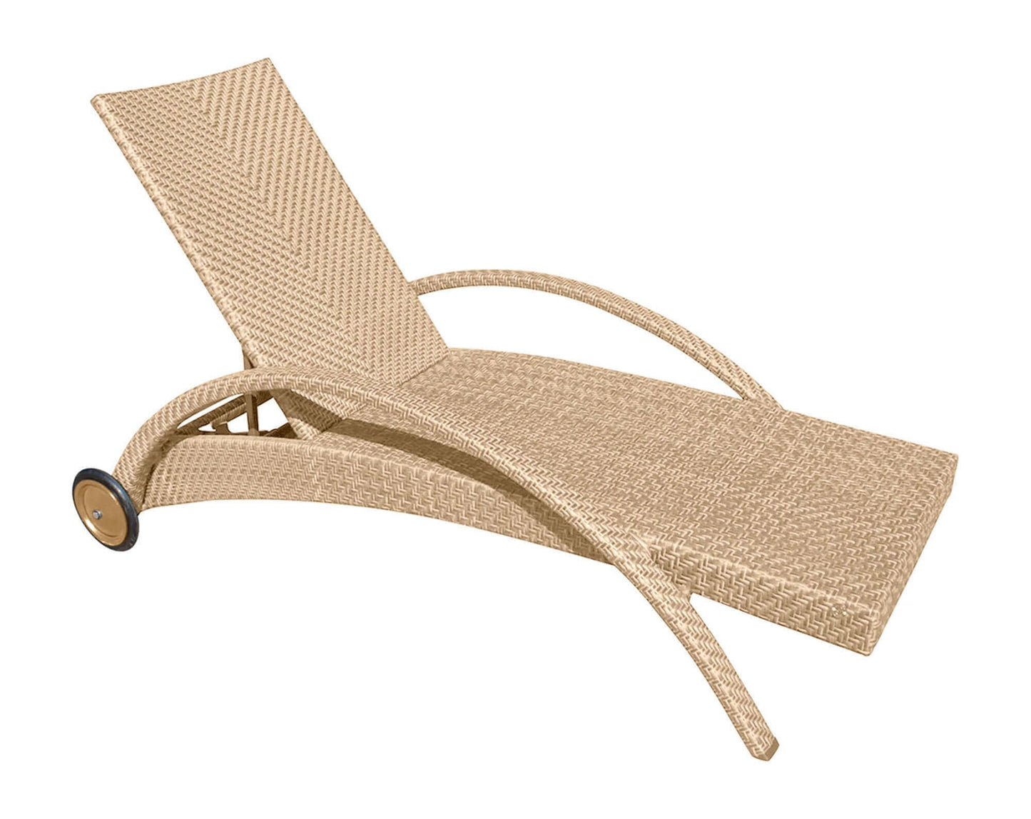 Panama Jack outdoor chaise lounge crafted with aluminum frames and commercial quality fiber weaving