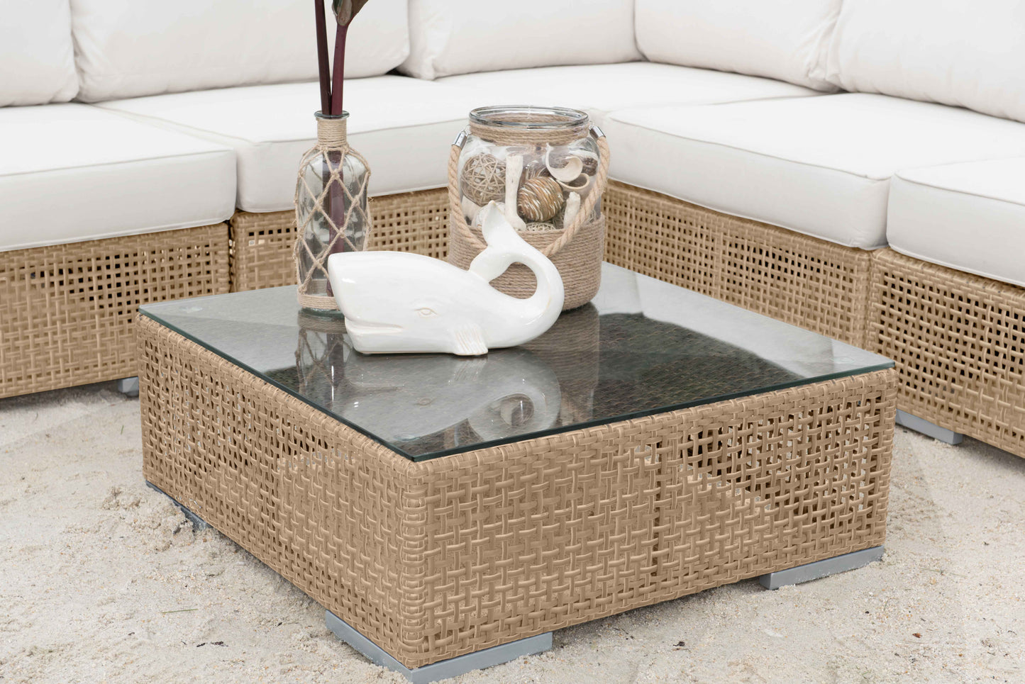 Sunbrella outdoor cushion fabric with a variety of color options