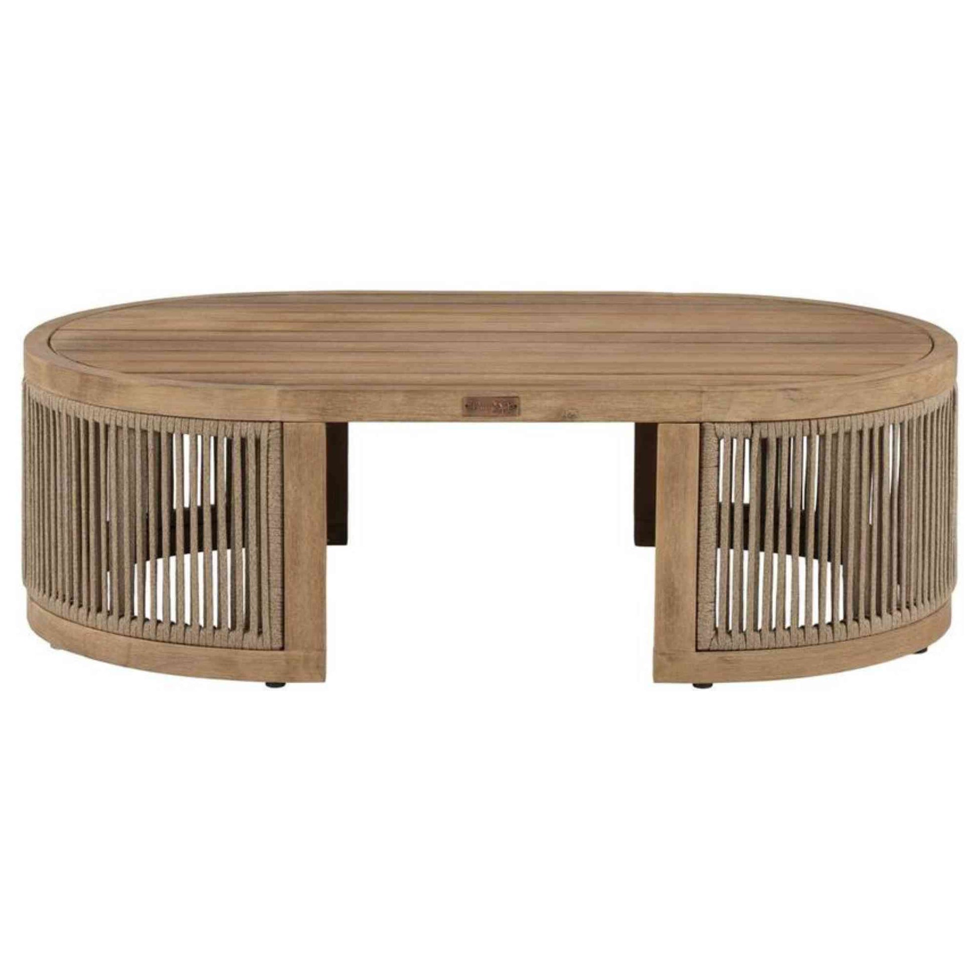 Panama Jack outdoor coffee table made with Acacia wood for a natural wood finish