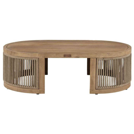 Panama Jack outdoor coffee table made with Acacia wood for a natural wood finish