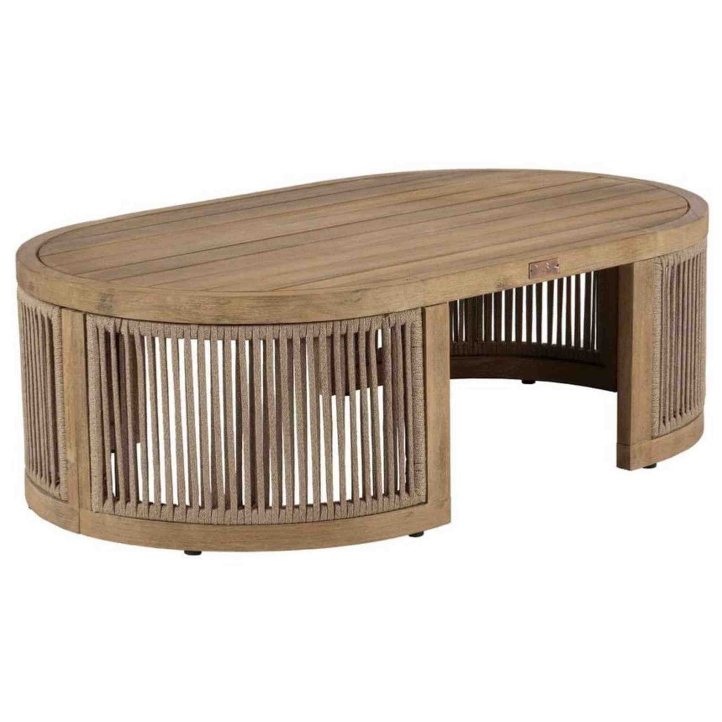 Panama Jack outdoor coffee table made with Acacia wood for a natural wood finish