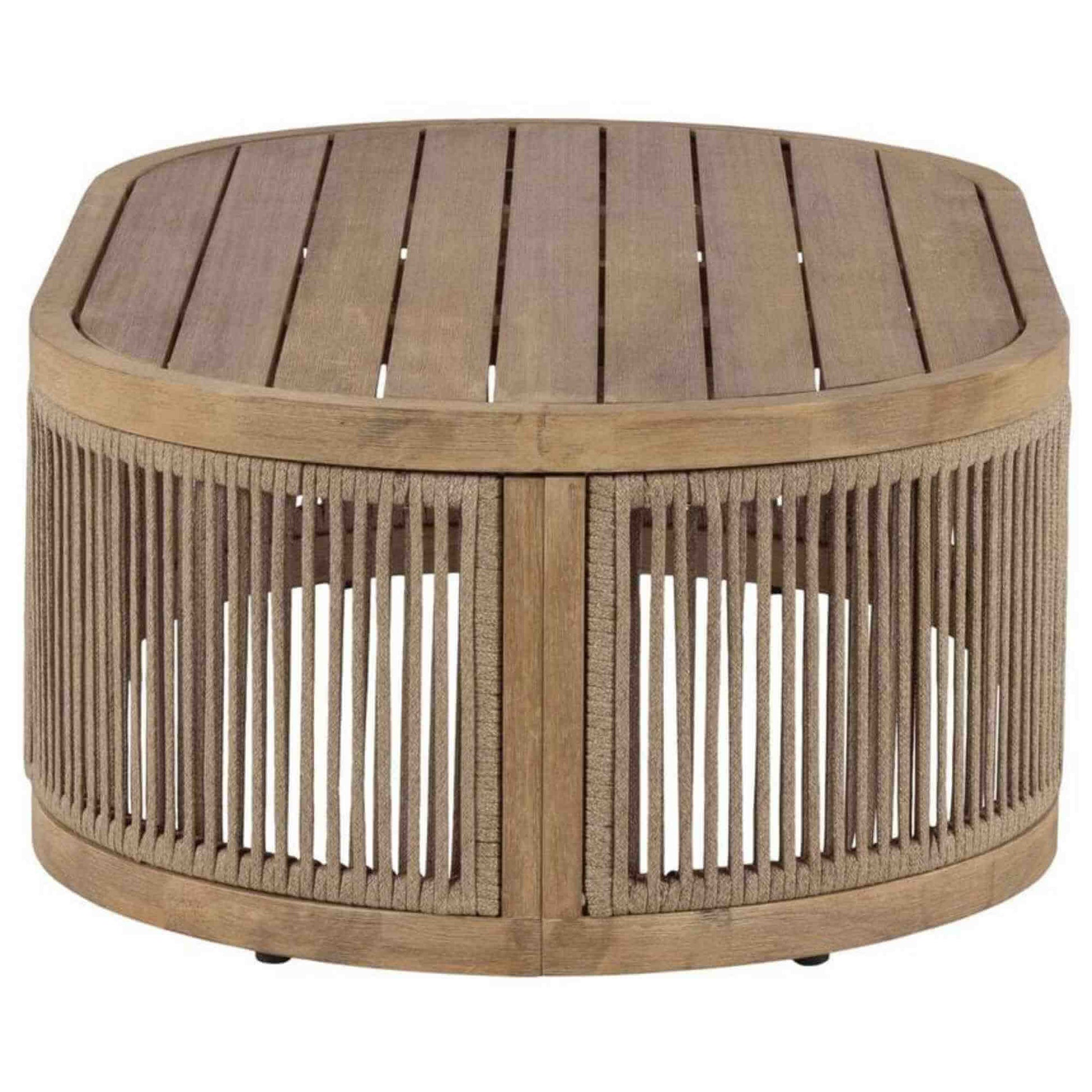 Panama Jack outdoor coffee table made with Acacia wood for a natural wood finish