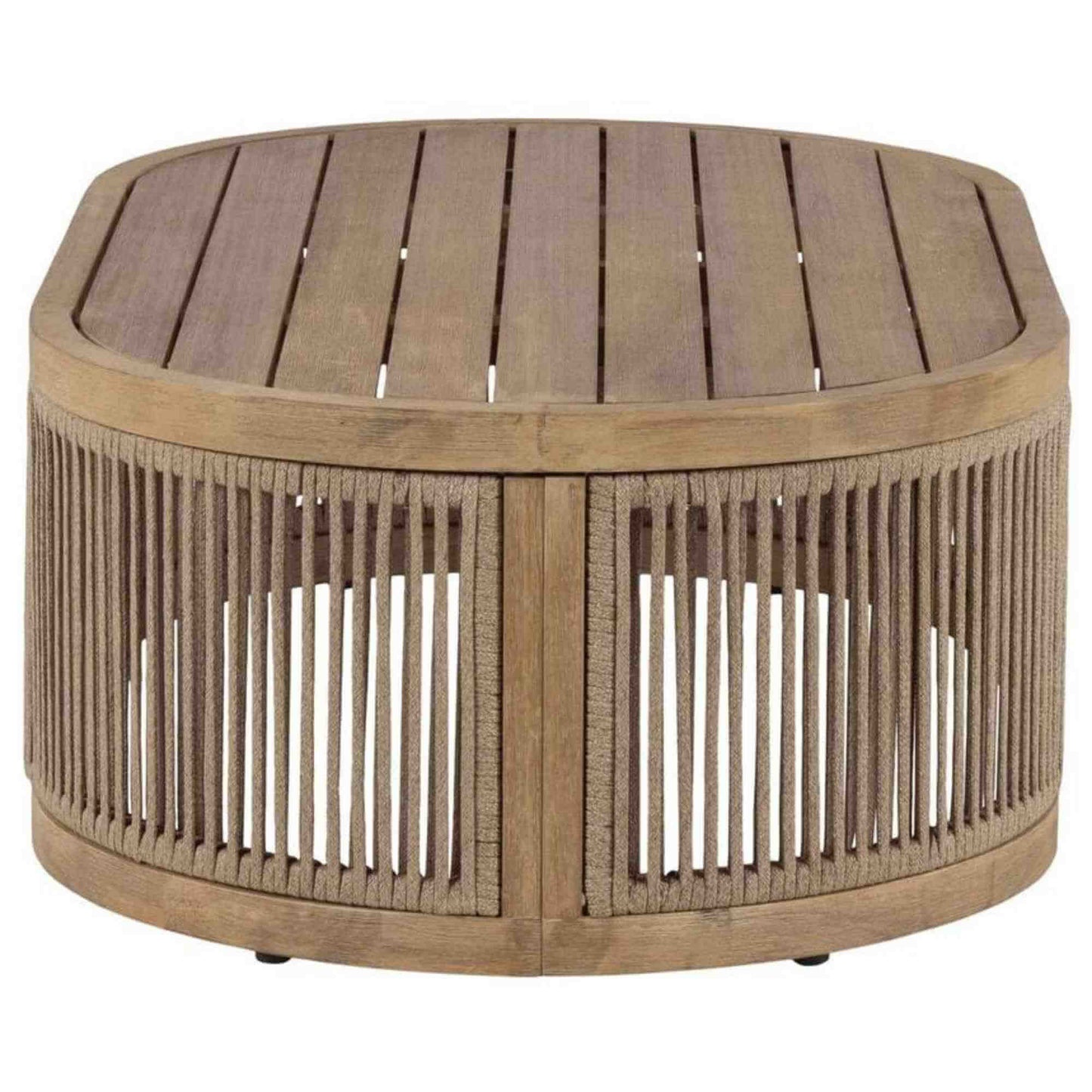 Panama Jack outdoor coffee table made with Acacia wood for a natural wood finish