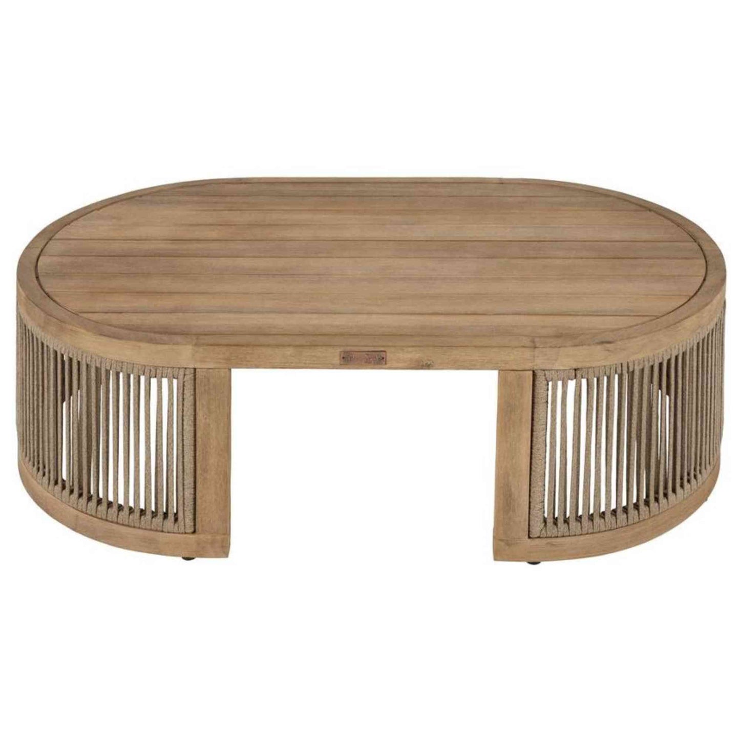 Panama Jack outdoor coffee table made with Acacia wood for a natural wood finish