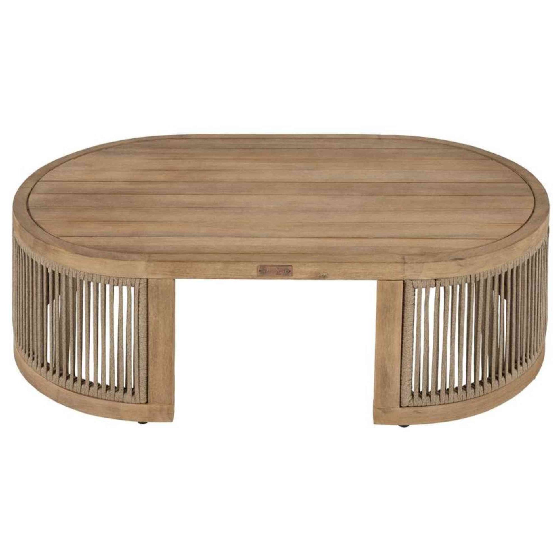 Panama Jack outdoor coffee table made with Acacia wood for a natural wood finish