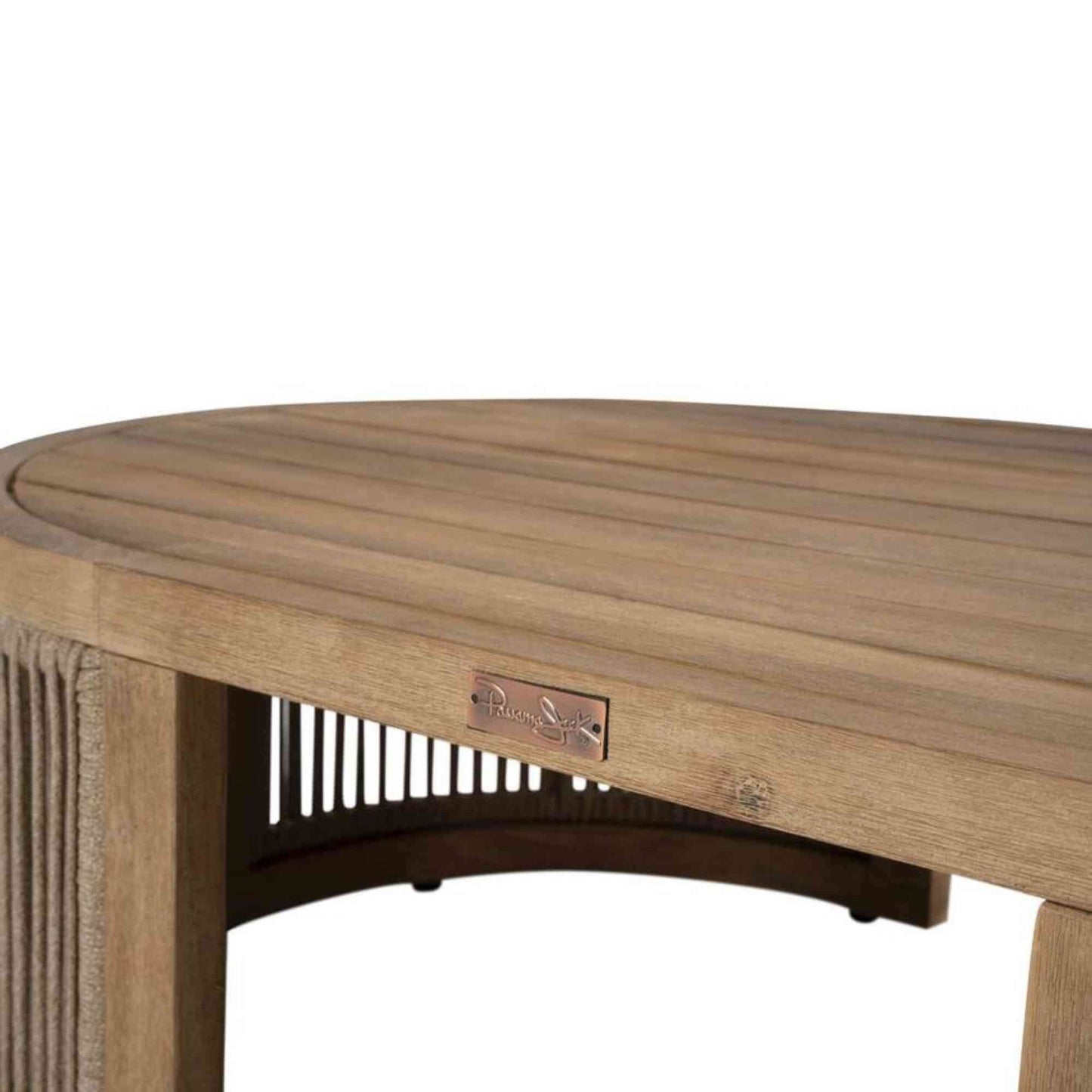 Panama Jack outdoor coffee table made with Acacia wood for a natural wood finish