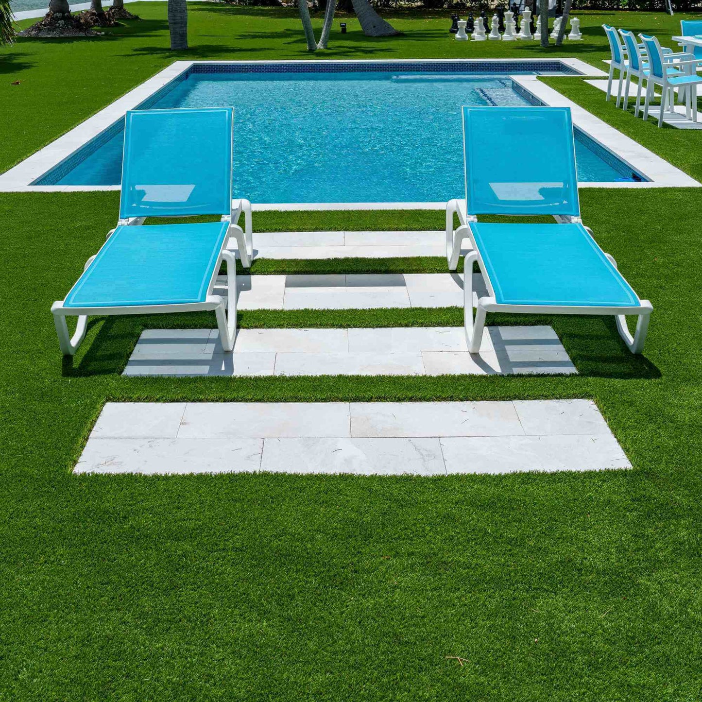 Panama Jack outdoor chaise loungers set of 2 that are stackable with an adjustable back rest