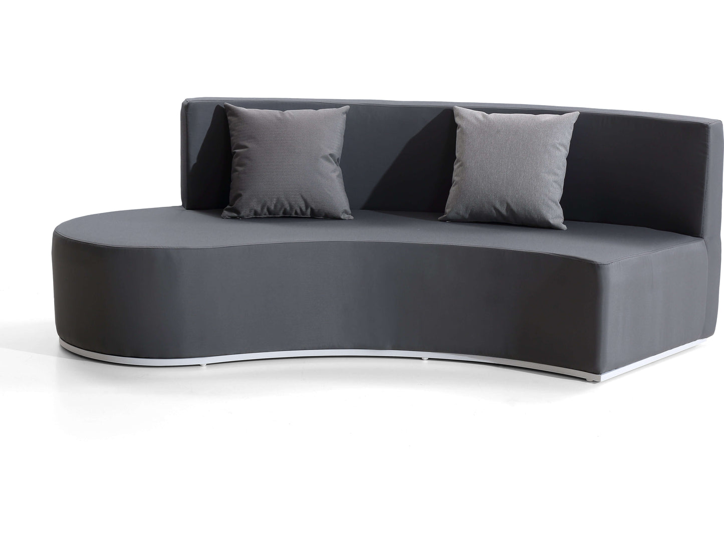 Panama Jack 3-piece outdoor sectional set made with Aluminum frame and Acrylic Fabric