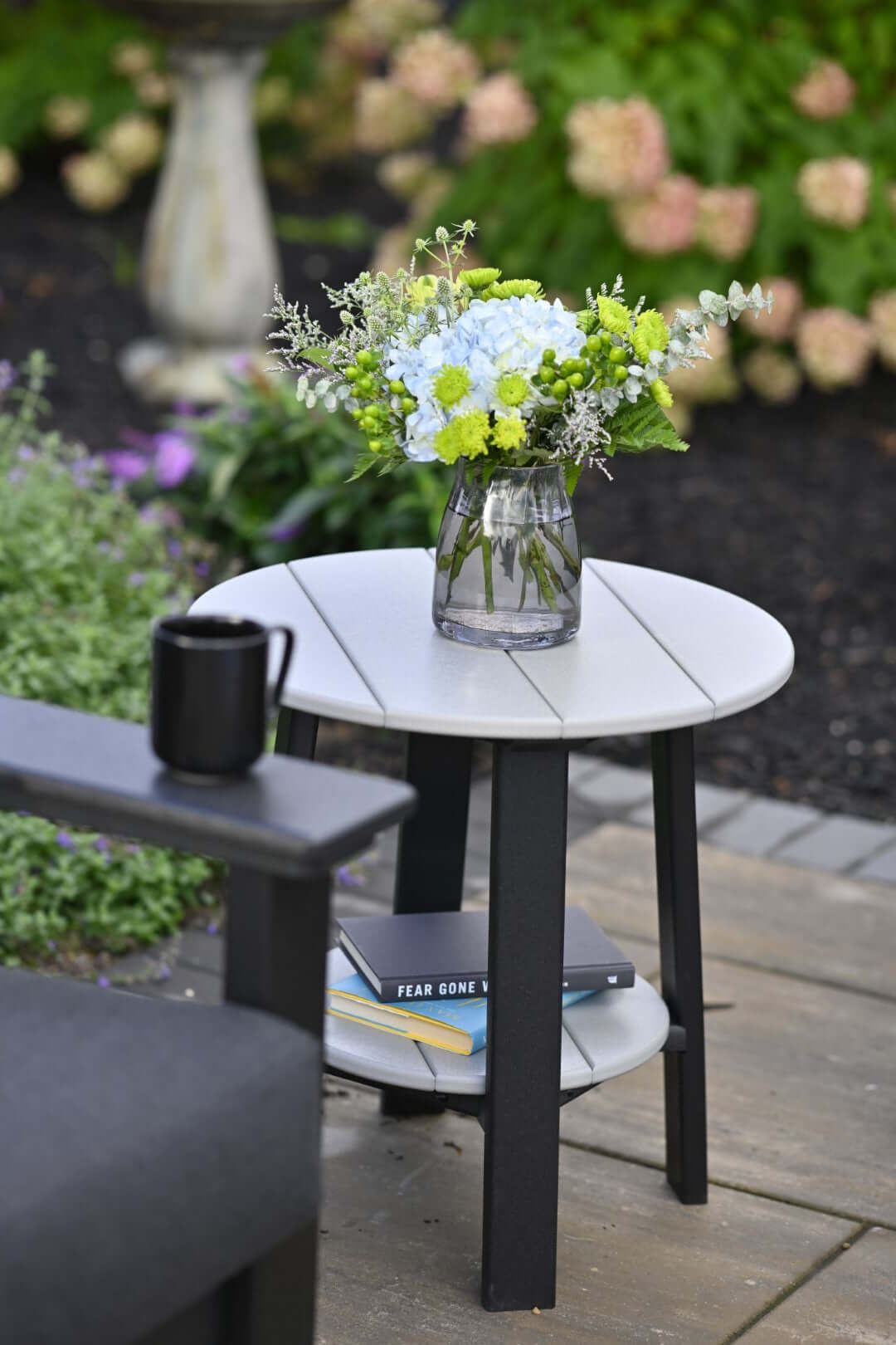 LuxCraft 28" outdoor end table made with all-weather materials