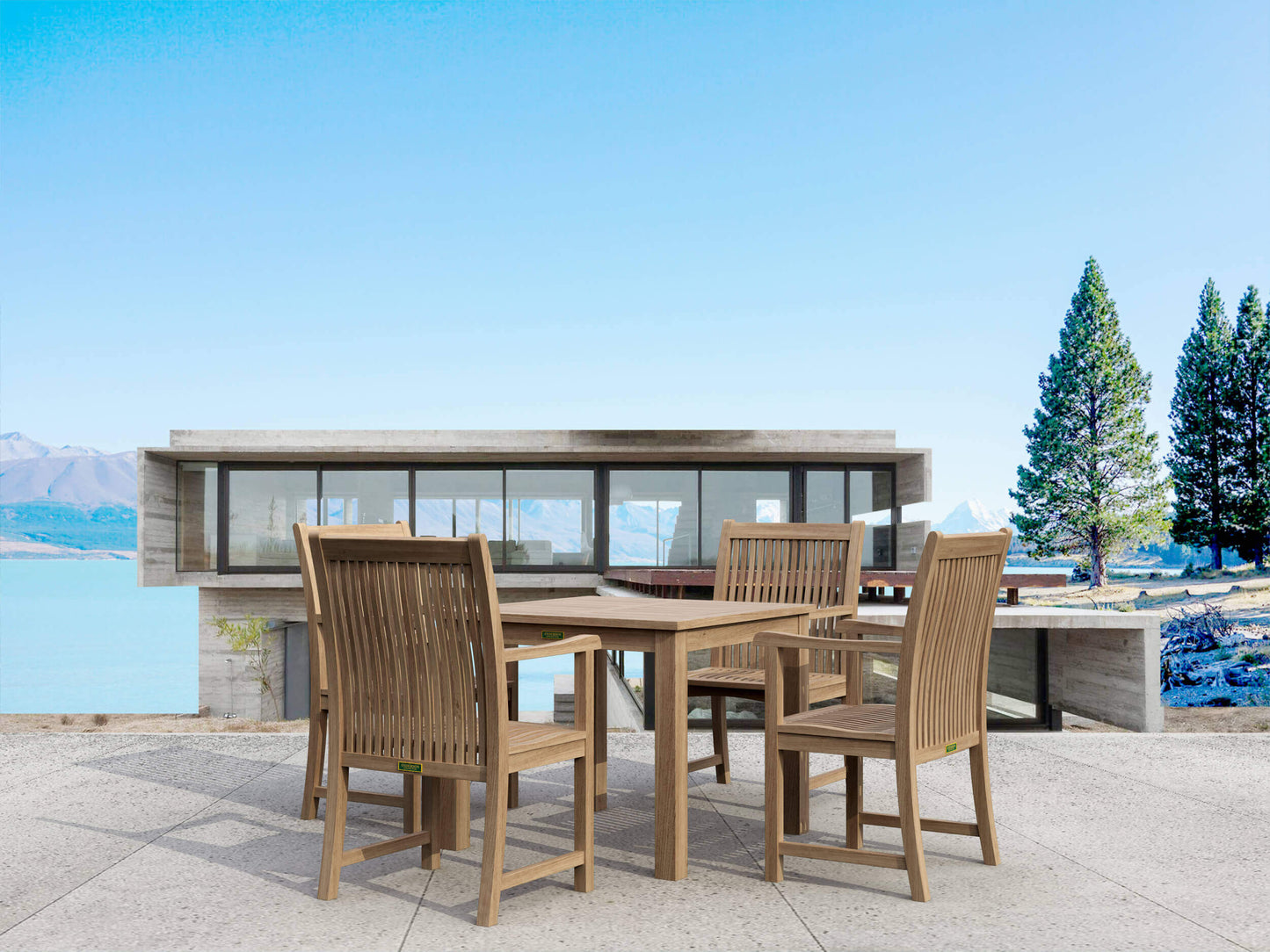 Anderson Teak 5-piece outdoor bistro set