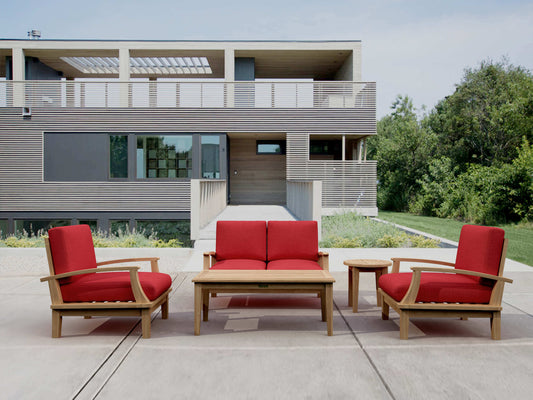 Anderson Teak Brianna 5-Piece Outdoor Deep Seating Set with Loveseat