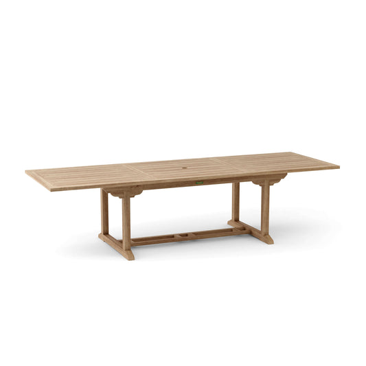 Anderson Teak 118″ Rectangular Extension Outdoor Table