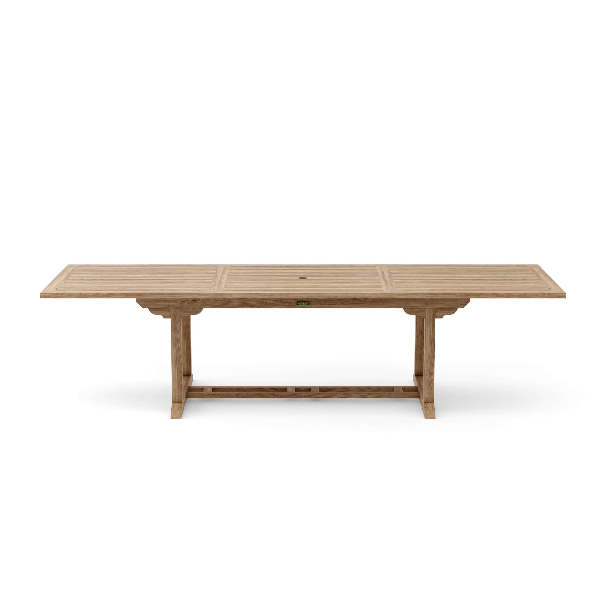 Anderson Teak 118″ Rectangular Extension Outdoor Table
