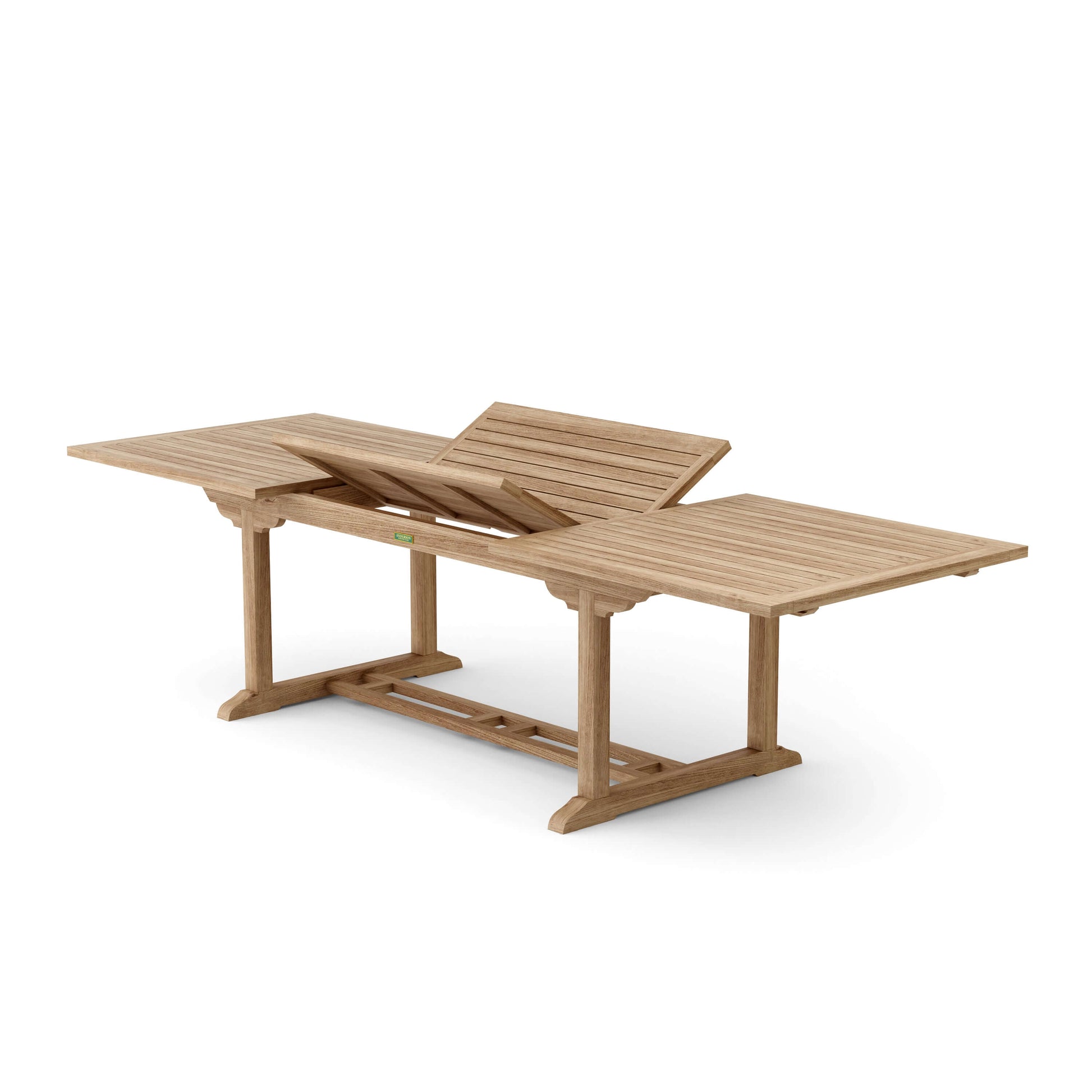Anderson Teak 118″ Rectangular Extension Outdoor Table