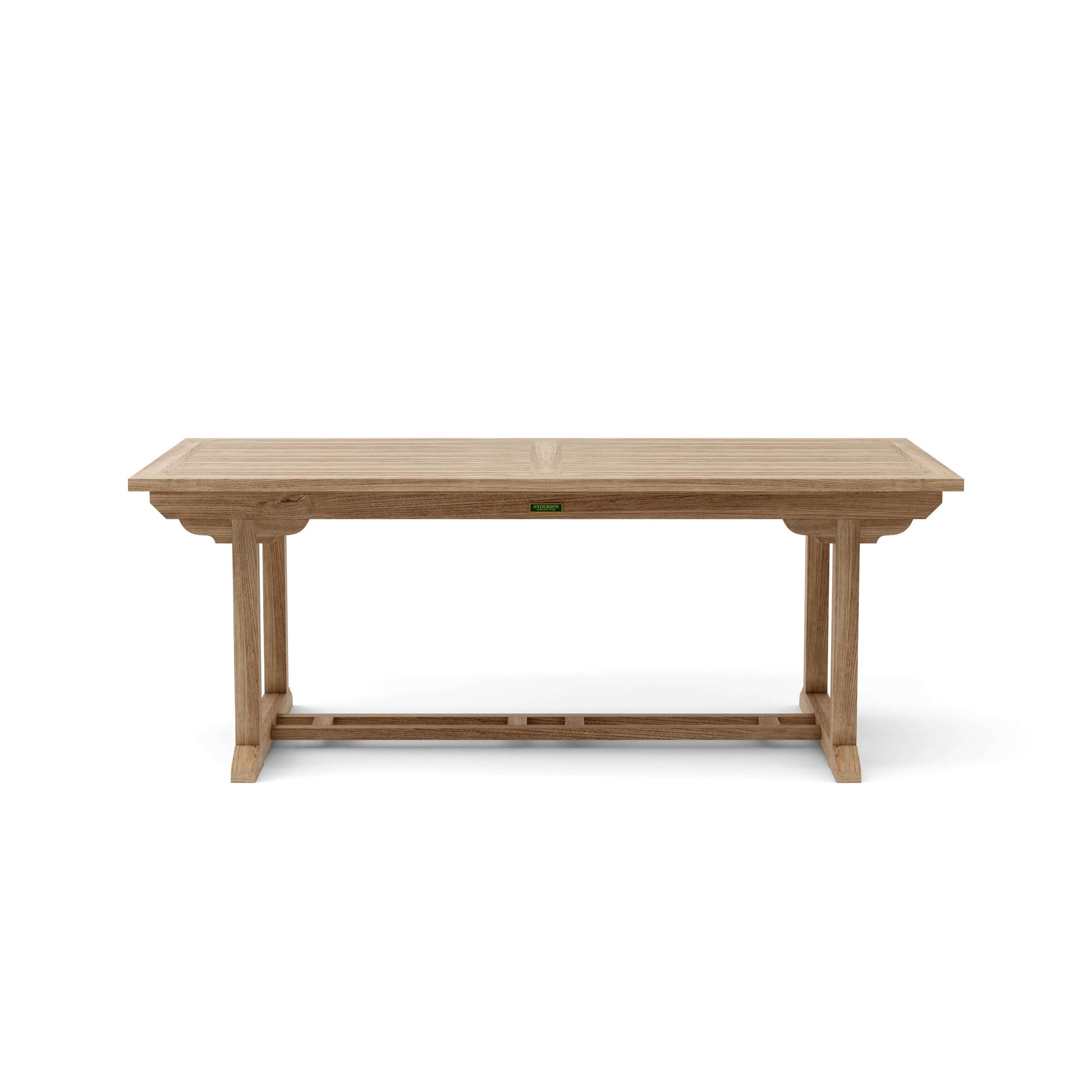 Anderson Teak 118″ Rectangular Extension Outdoor Table