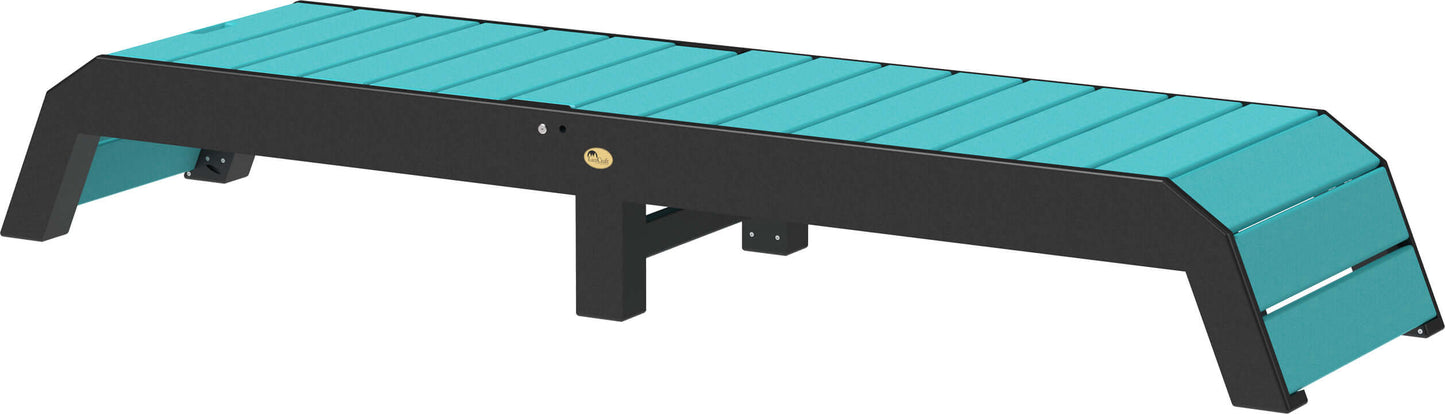 LuxCraft pool chaise lounge easily adjustable between a flat or reclined position