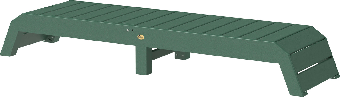 LuxCraft pool chaise lounge easily adjustable between a flat or reclined position