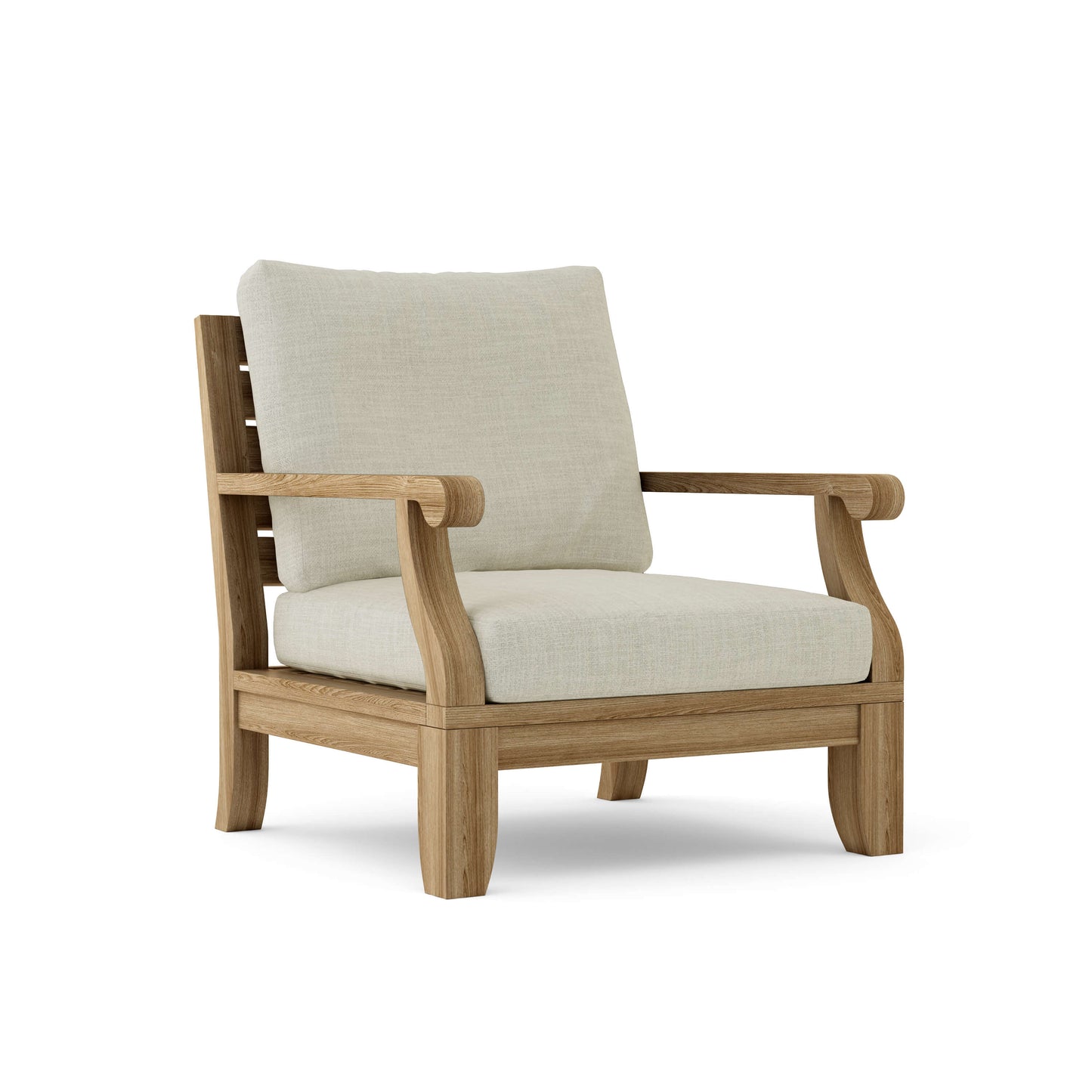 Anderson Teak Riviera Luxe 7-Piece Modular Sectional with Square Tables