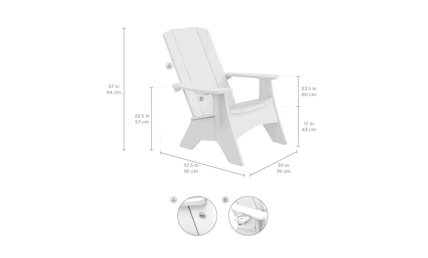 Ledge Lounger Mainstay Adirondack Chair