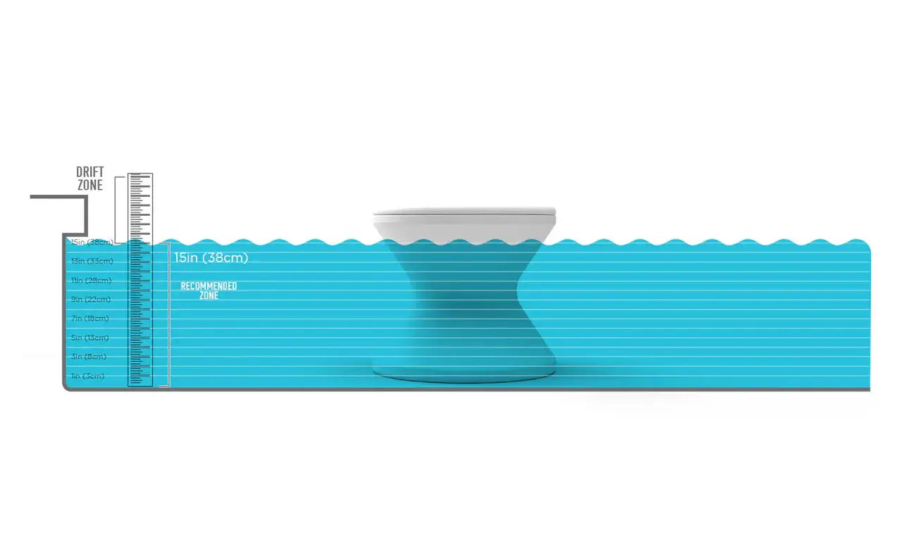 Ledge Lounger Signature Tall Ice Bin Side Table is designed for in-pool use on baja shelves or sun ledges with water depths up to 15 inches, or as a chic addition to your deck, this versatile table keeps your favorite beverages chilled and close at hand.