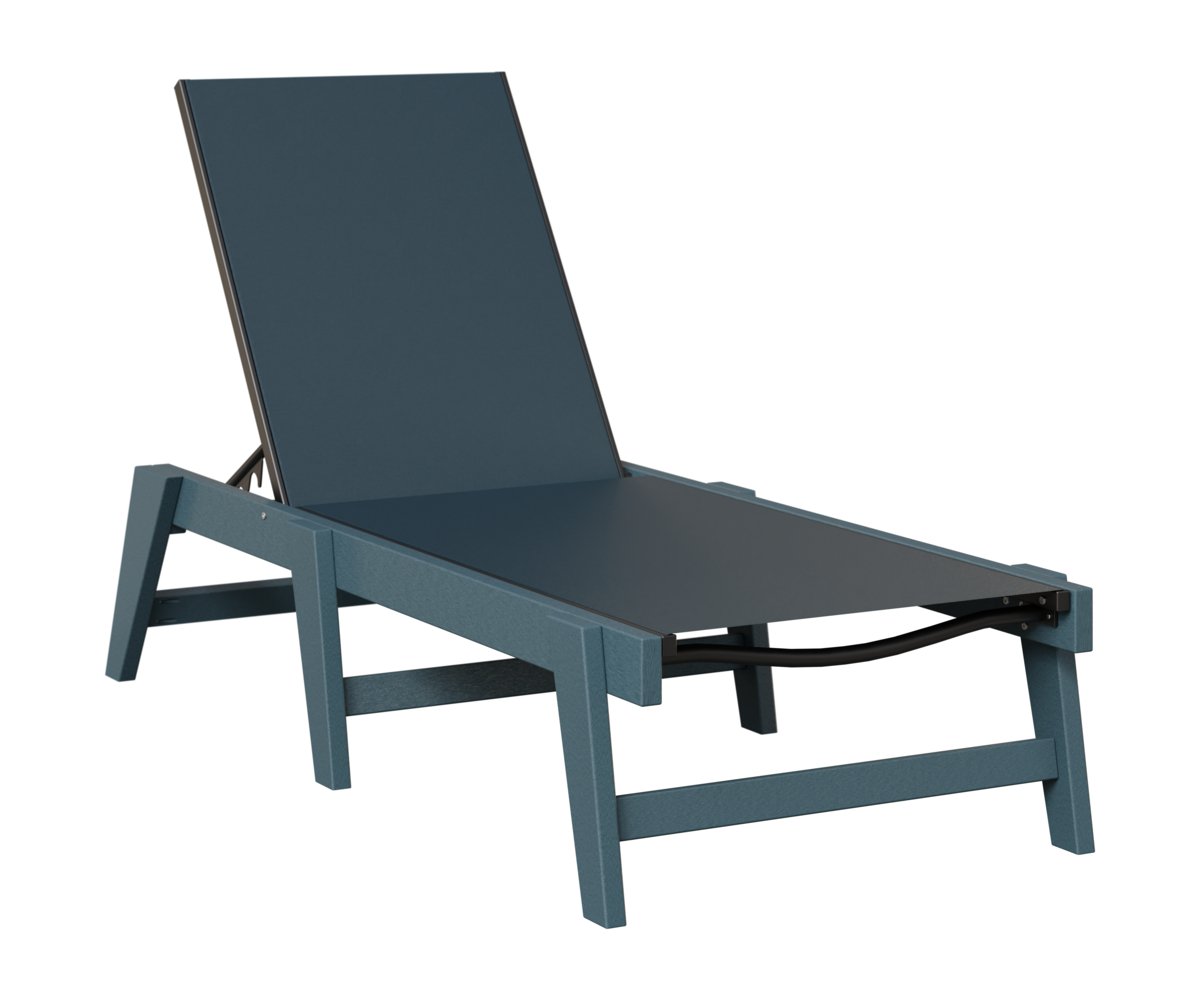 Berlin Gardens Mayhew Sling Armless Chaise Lounge view 4