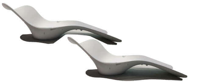 Panama Jack In-Pool chaise lounger with built-in drain hole
