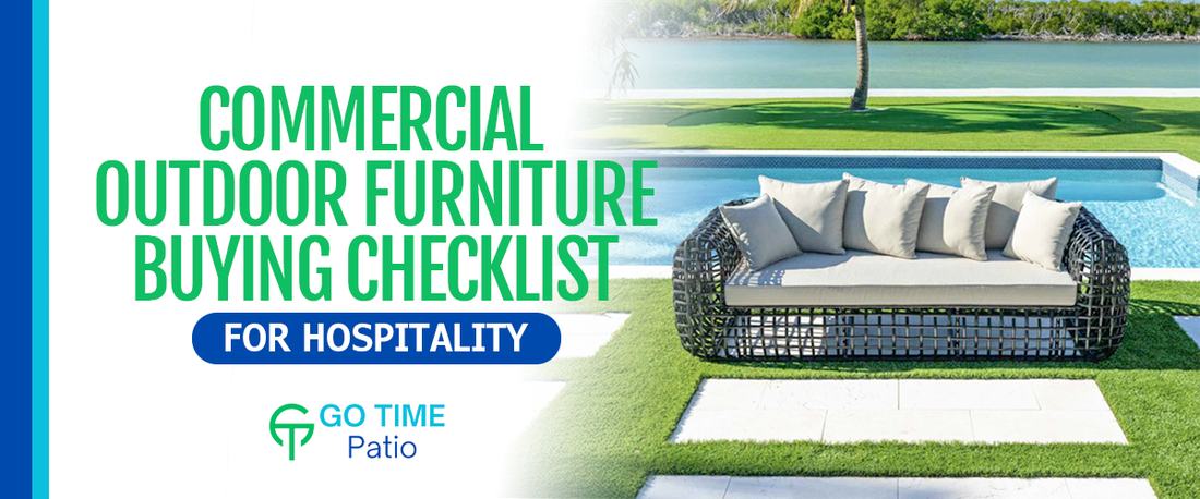 Commercial Outdoor Furniture Buying Checklist for Hospitality