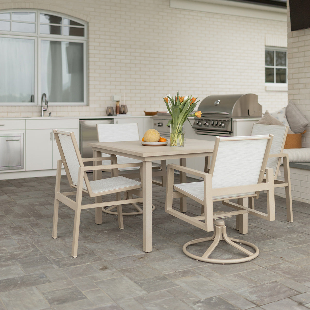 Berlin Gardens Vida Standard Sling Dining Chair view 1