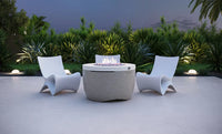 This firepit is crafted to transform your poolside, patio, or backyard into a warm, inviting oasis year-round.