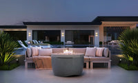 This firepit is crafted to transform your poolside, patio, or backyard into a warm, inviting oasis year-round.