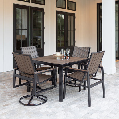 Berlin Gardens Vida Swivel Rocker Dining Chair view 1