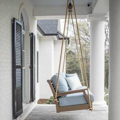 Berlin Gardens Classic Terrace Loveseat Swing lifestyle 1