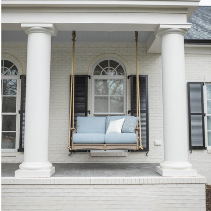 Berlin Gardens Classic Terrace Loveseat Swing lifestyle 2