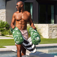 Made from fade-resistant, marine-grade fabrics and filled with mold- and mildew-resistant foam beads, this hammock is built to endure chlorine, saltwater, and lake environments without popping, ripping, or tearing.