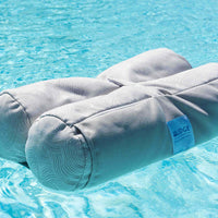 Made from fade-resistant, marine-grade fabrics and filled with mold- and mildew-resistant foam beads, this hammock is built to endure chlorine, saltwater, and lake environments without popping, ripping, or tearing.