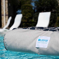 Made from fade-resistant, marine-grade fabrics and filled with mold- and mildew-resistant foam beads, this hammock is built to endure chlorine, saltwater, and lake environments without popping, ripping, or tearing.
