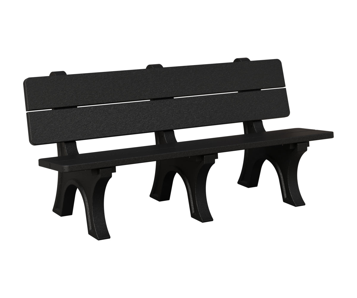 Berlin Gardens Park Bench in Black