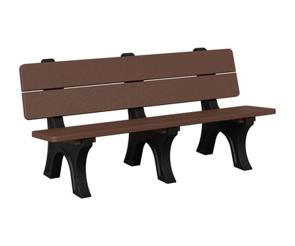 Berlin Gardens Park Bench in Chocolate Brown