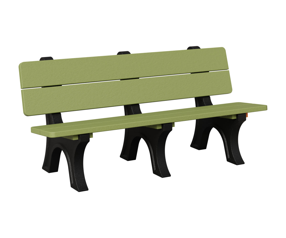 Berlin Gardens Park Bench in Kiwi Green