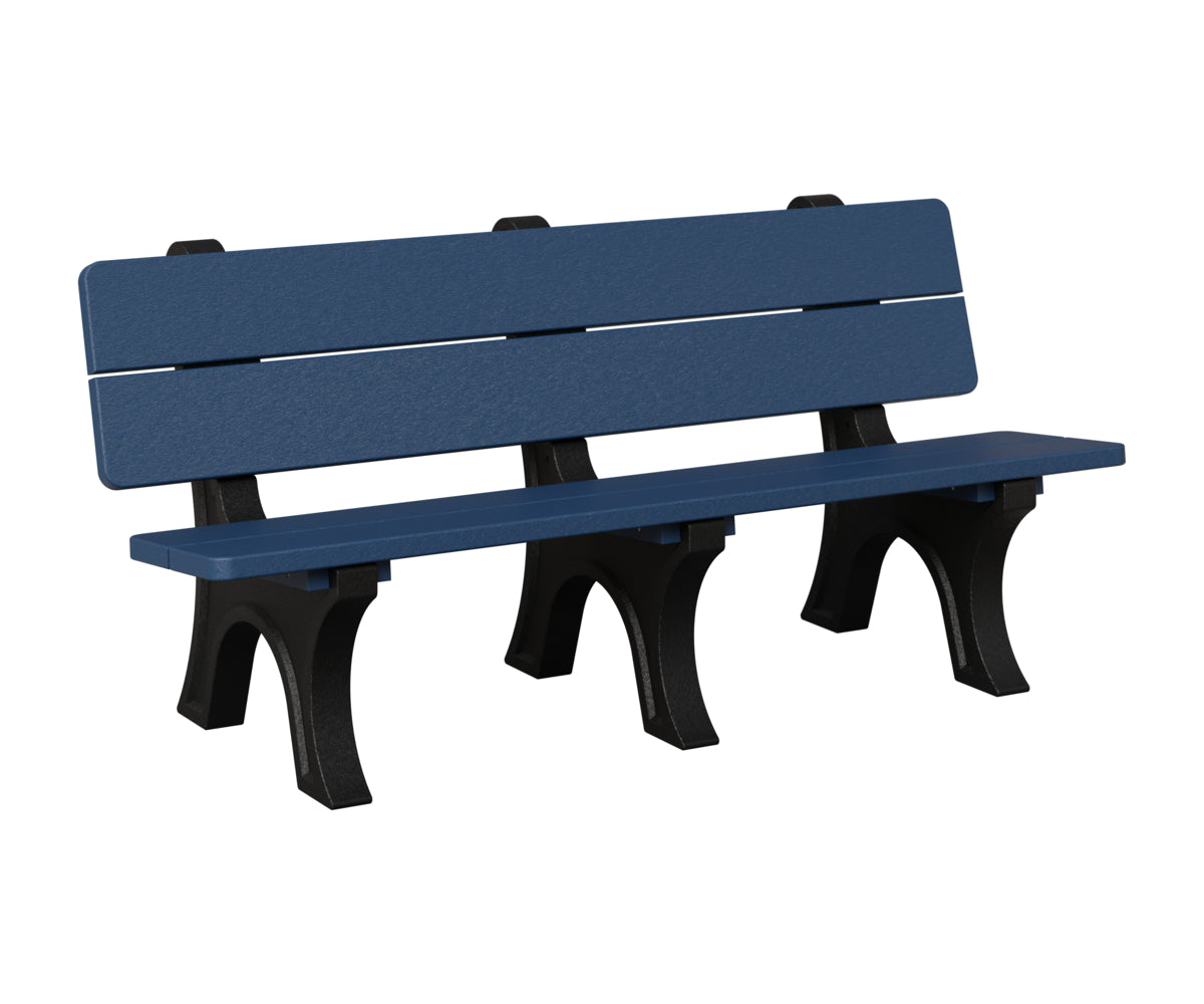 Berlin Gardens Park Bench in Navy Blue