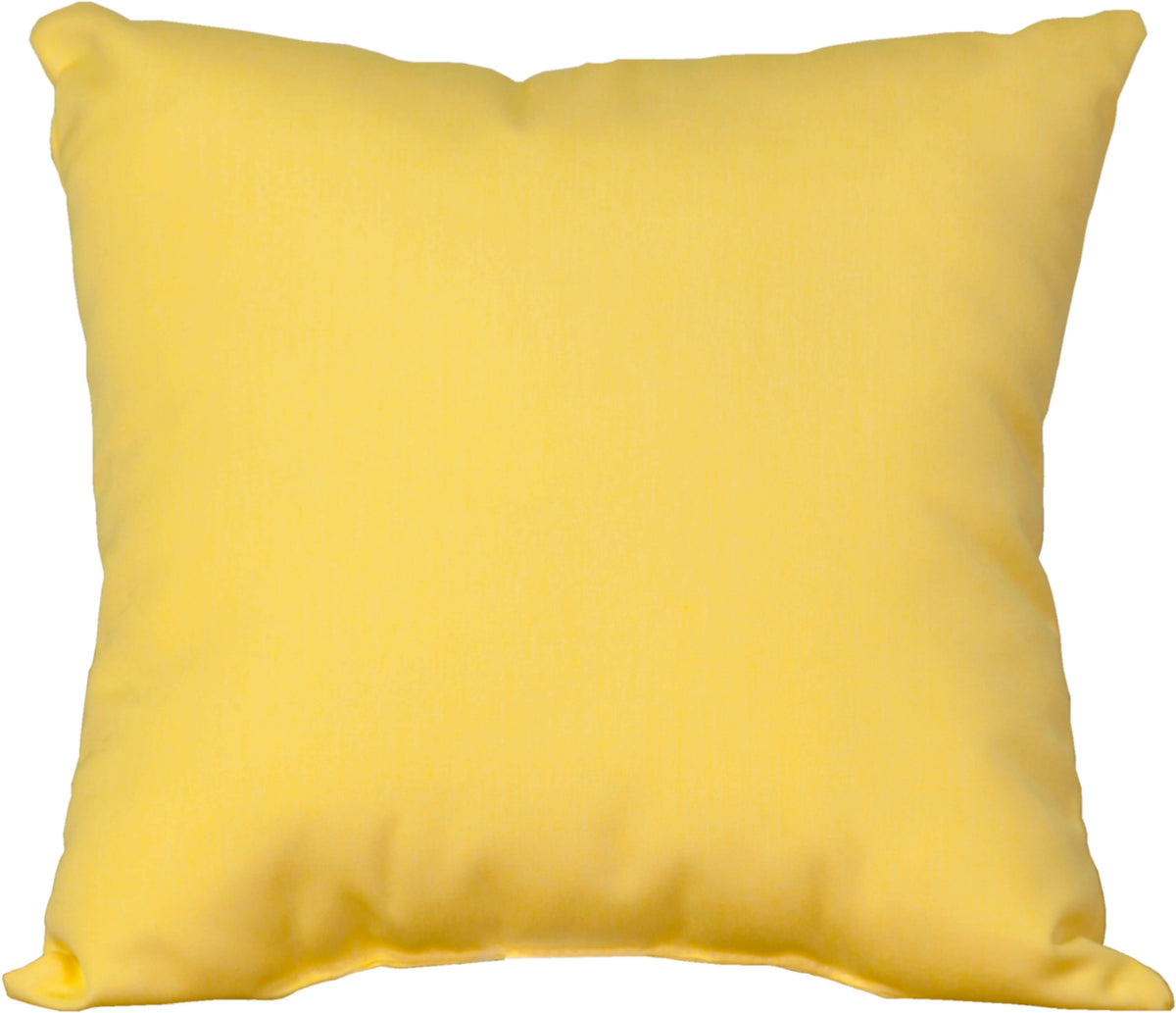 LuxCraft 15" Outdoor Toss Pillow — Sunbrella outdoor fabric, weather-resistant cover