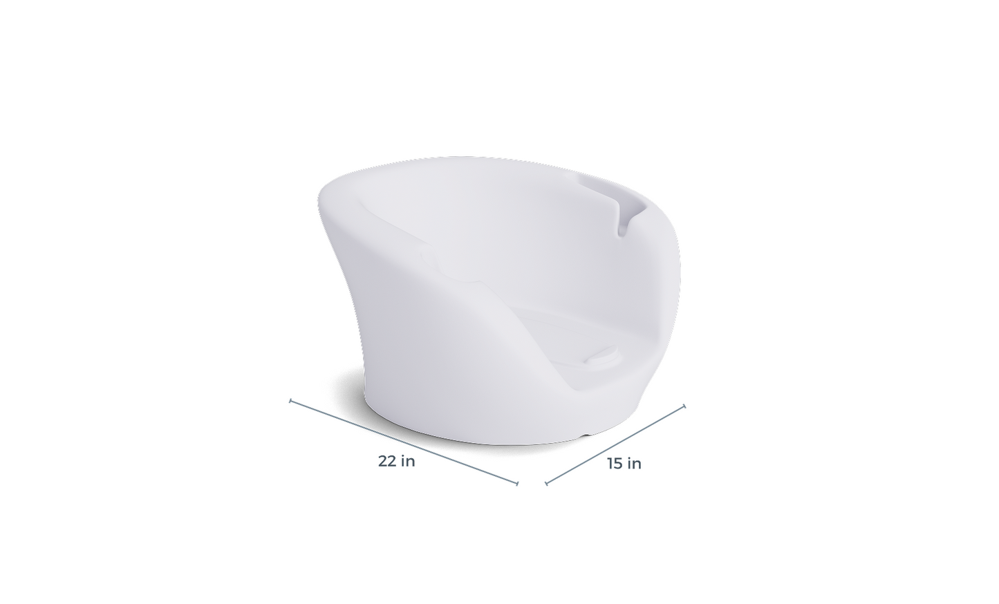 Autograph Chaise Armrest Console dimensions diagram